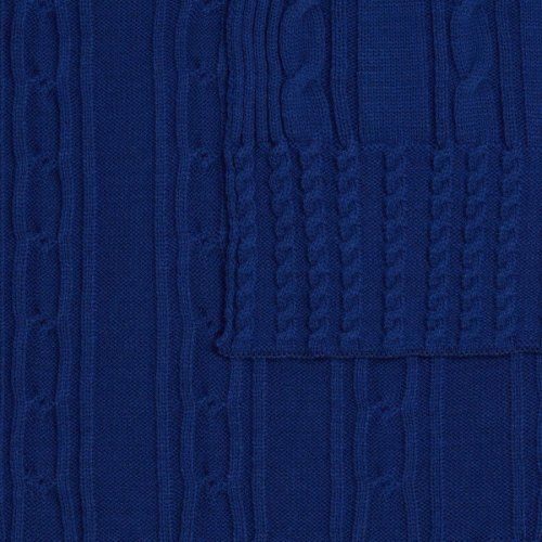 Плед Remitti, темно-синий (кобальт)