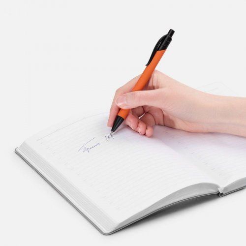 Ручка шариковая Undertone Black Soft Touch, оранжевая
