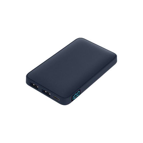 Внешний аккумулятор с подсветкой Анкор (Ancor) 5000 mAh, синий