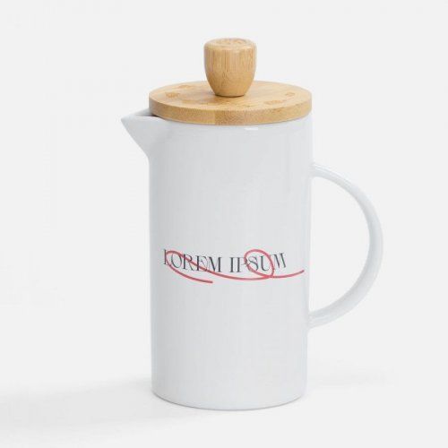 Френч-пресс Ceramero, белый