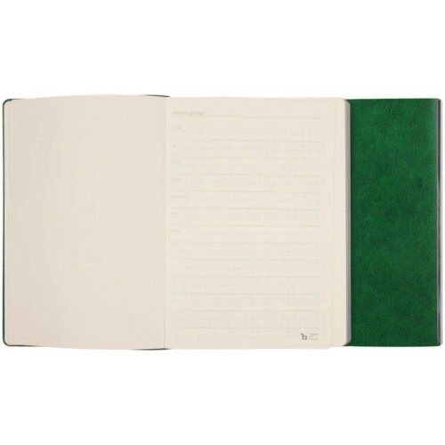 Ежедневник Petrus Flap, недатированный, зеленый