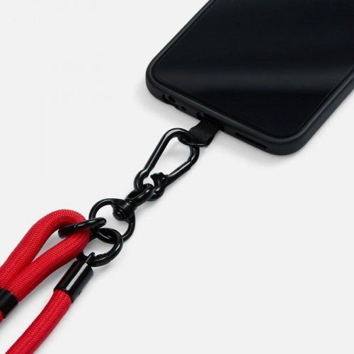 Шнурок для телефона OmniHold, красный