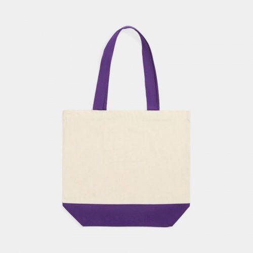 Холщовая сумка Shopaholic, фиолетовая