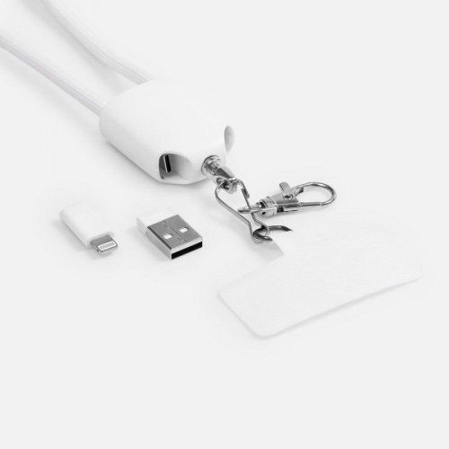 Кабель-ланьярд energyFlex Pro, белый