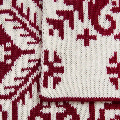 Шарф Wintertude M, красный с белым