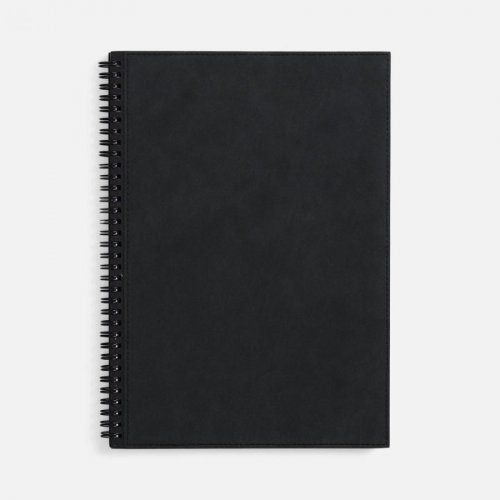 Ежедневник Notera Maxi, недатированный, черный