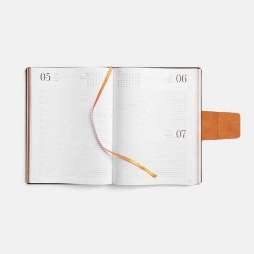 Ежедневник Grande Strap на заказ, датированный, серый