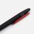Ручка шариковая Prodir DS5 TRR-P Soft Touch, черная с красным Ручка шариковая Prodir DS5 TRR-P Soft Touch, черная с красным