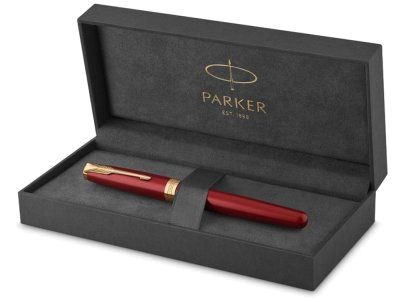 Перьевая ручка Parker Sonnet Red GT Intense, перо: F, цвет чернил: black, в подарочной упаковке