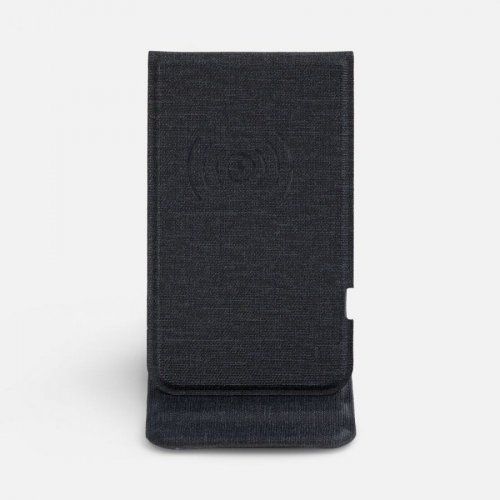 Подставка для смартфона с беспроводной зарядкой Kickstand, серая