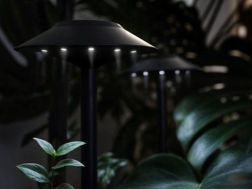 Светильник на солнечной батарее Ufology, темно-серый (графит)