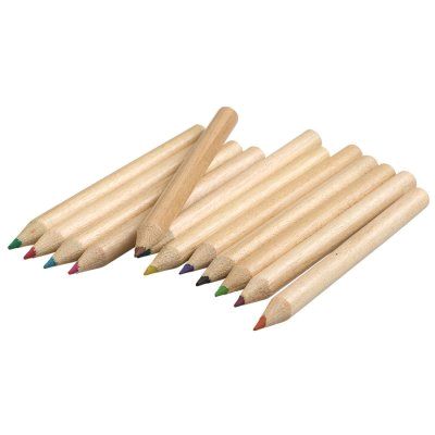 Набор цветных карандашей (12шт)  "Игра цвета" в футляре, 3,5х10,3 см,дерево, картон