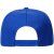 Бейсболка Snapback с прямым козырьком, ярко-синяя