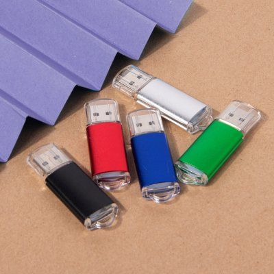 USB flash-карта "Assorti" (16Гб), зеленая, 5,8х1,7х0,8 см, металл