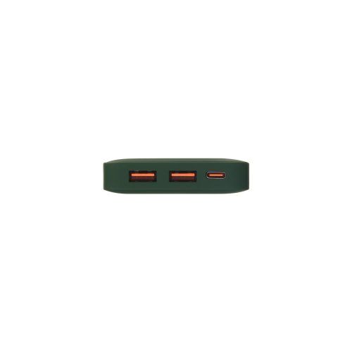 Внешний аккумулятор с подсветкой Анкор Плюс PD (Ancor PD Plus) 10000 mAh, зеленый