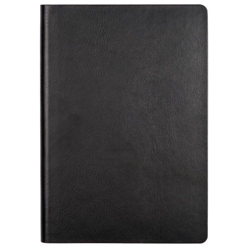 Ежедневник Portobello Trend, Atlas, недатированный, черный, срез-фольга/черный