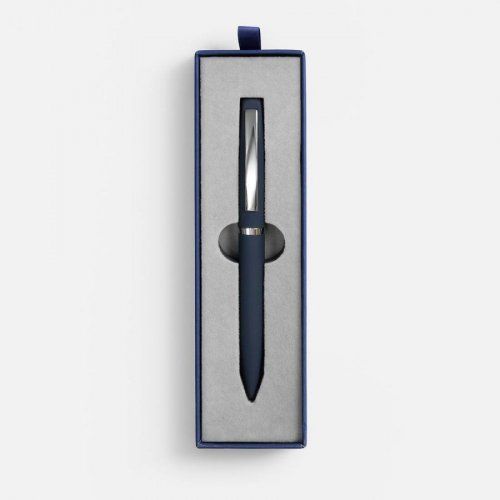 Ручка шариковая Bolt Soft Touch в футляре, синяя