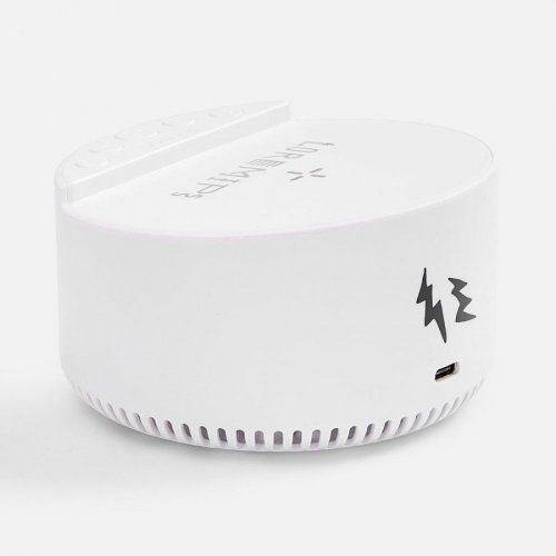 Bluetooth-колонка с беспроводной зарядкой relaxTime, белая