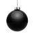 Елочный шар Finery Gloss, 10 см, глянцевый черный