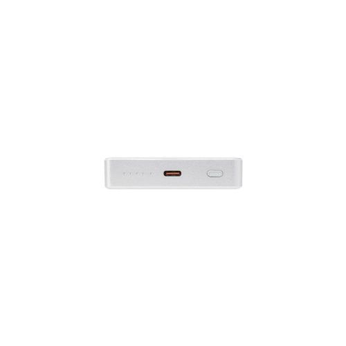 Внешний аккумулятор Атлантис Плюс PD (Atlantis PD Plus) 10000mAh с функцией беспроводной зарядки 15W, серебряный