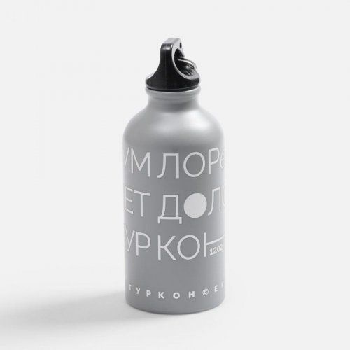 Бутылка для воды Funrun 400, серая