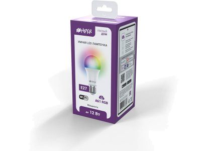 Умная лампочка HIPER IoT A61 RGB