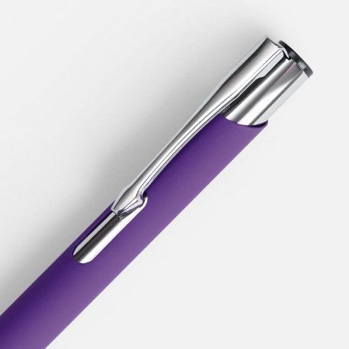 Ручка шариковая Keskus Soft Touch, фиолетовая