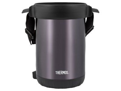 Термос из нерж.стали с пластиковыми контейнерами и ложкой тм THERMOS JBG-1800 Food Jar 1.8L, серый