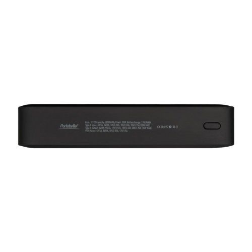 Внешний аккумулятор с подсветкой Анкор Плюс PD (Ancor PD Plus) 20000 mAh, черный