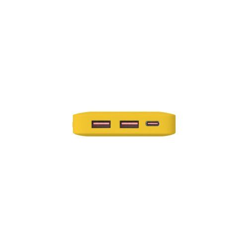 Внешний аккумулятор с подсветкой Анкор Плюс PD (Ancor PD Plus) 10000 mAh, желтый