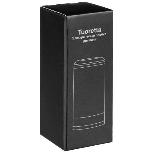 Электрическая пробка для вина Tuoretta, серебристая