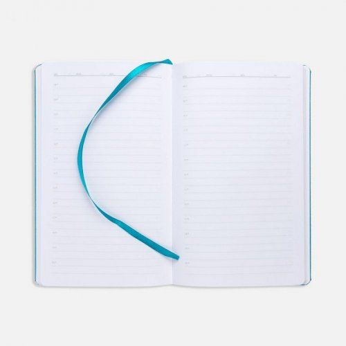 Ежедневник Nova Round, недатированный, бирюзовый