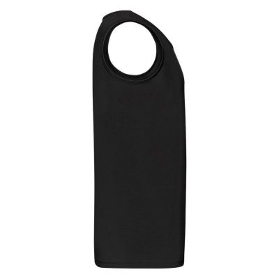 Майка мужская "Athletic Vest", черный_S, 100% х/б, 160 г/м2