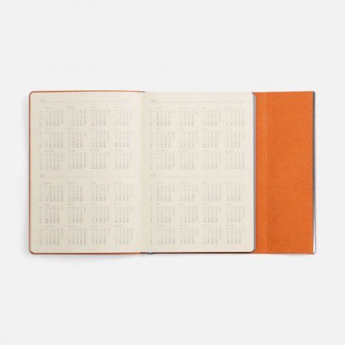 Ежедневник Petrus Flap, недатированный, оранжевый