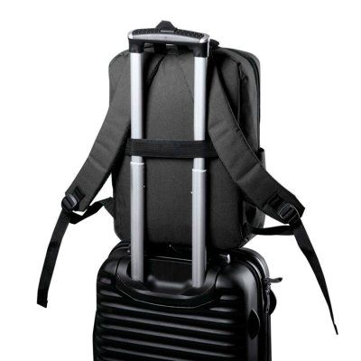 Рюкзак "Prikan", черный, 40x31x13 см, 100% полиэстер 600D