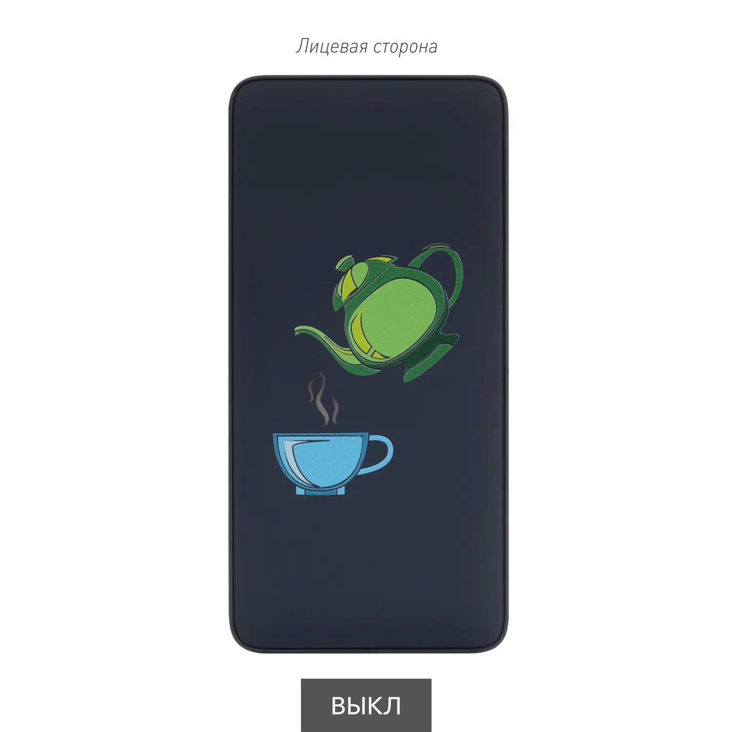 Внешний аккумулятор с подсветкой Анкор Плюс PD (Ancor PD Plus) 10000 mAh, синий Внешний аккумулятор с подсветкой Анкор Плюс PD (Ancor PD Plus) 10000 mAh, синий