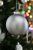 Елочный шар Finery Matt, 10 см, матовый серебристый