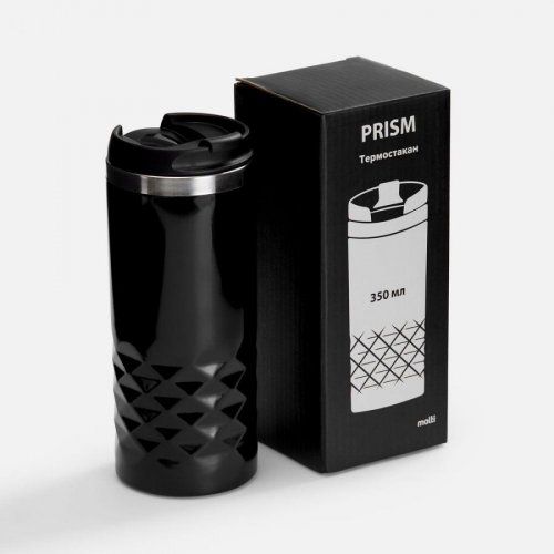 Термостакан Prism, черный