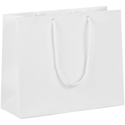 Пакет бумажный с ламинацией Lami Tote S, белый