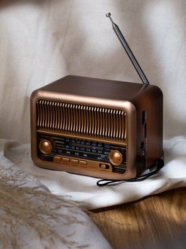 Bluetooth-колонка с радио Beatnik, коричневая