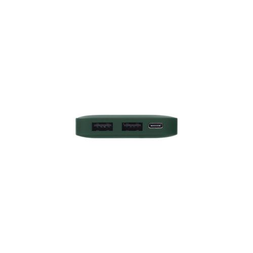 Внешний аккумулятор с подсветкой Анкор (Ancor) 5000 mAh, зеленый
