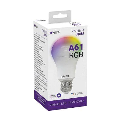 Умная LED лампочка A61 RGB