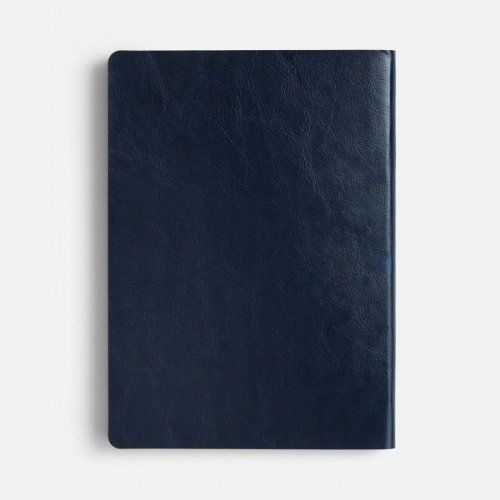 Ежедневник Doppio, недатированный, синий с оранжевым