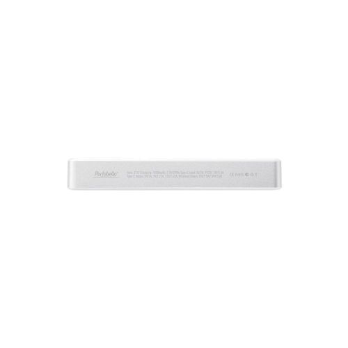 Внешний аккумулятор Атлантис Плюс PD (Atlantis PD Plus) 10000mAh с функцией беспроводной зарядки 15W, серебряный