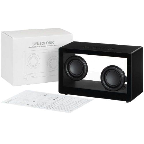 Bluetooth-колонка со светомузыкой Sensofonic, черная