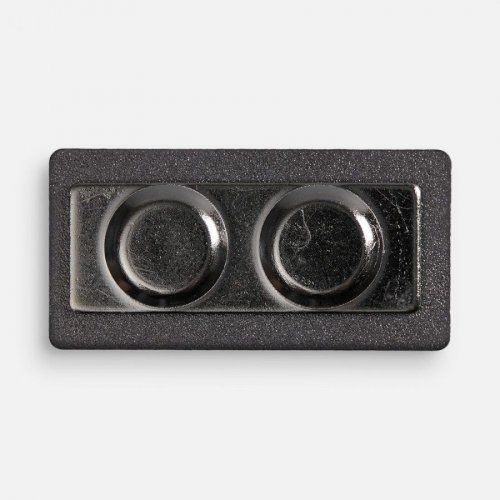 Значок Magnet Matto, серый металлик