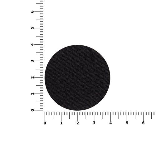 Наклейка тканевая Lunga Round, M, черная