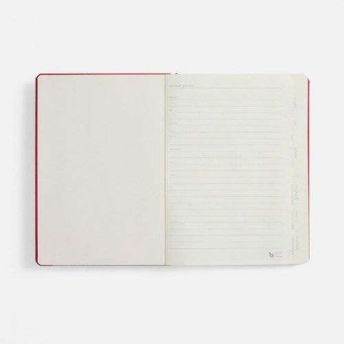 Ежедневник Urban Hard, недатированный, красный