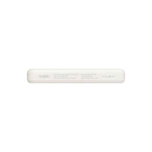 Внешний аккумулятор Ларго PD (Largo PD) 5000mAh с функцией беспроводной зарядки 15W, белый
