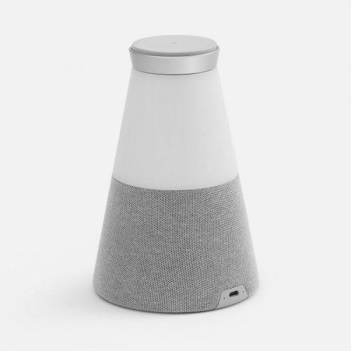 Bluetooth-колонка с беспроводной зарядкой и подсветкой Cone Sonance, серая